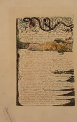 Planche 3 de The Song of Los, copie B, dans la collection de la Bibliothèque du Congrès